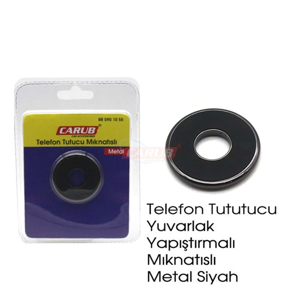 CARUB TELEFON TUTUCU YUVARLAK MIKNATISLI METAL 5901055