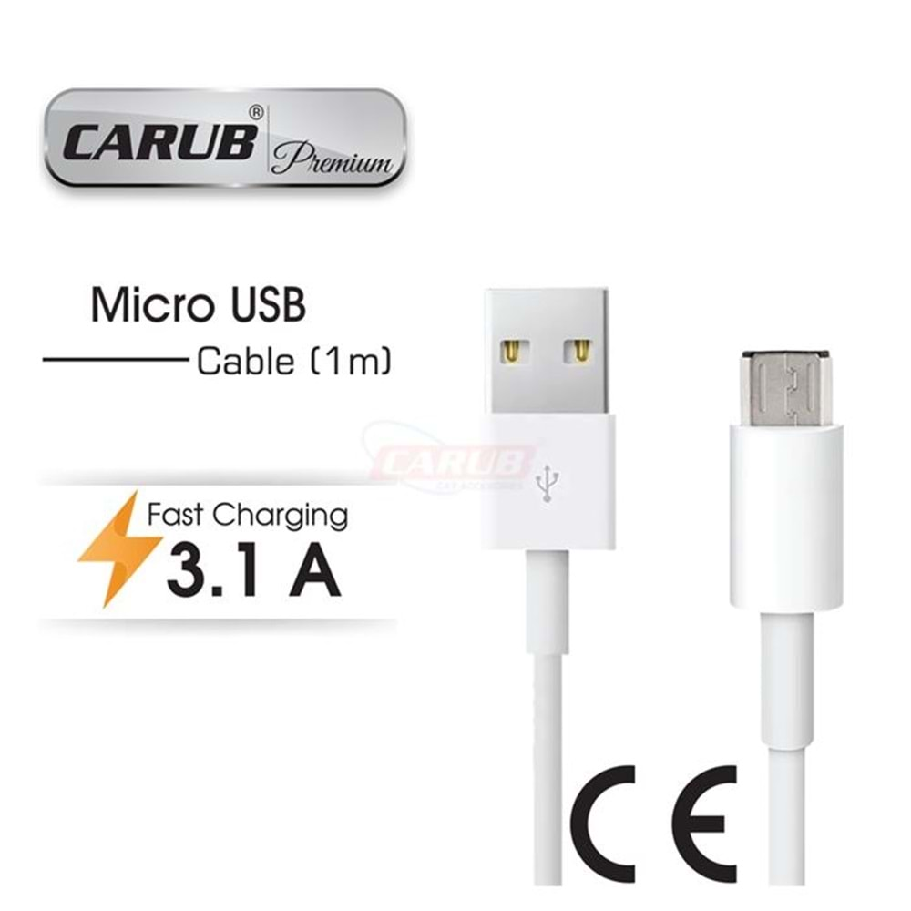 CARUB ŞARJ KABLOSU USB SAMSUNG 1METRE 5901854