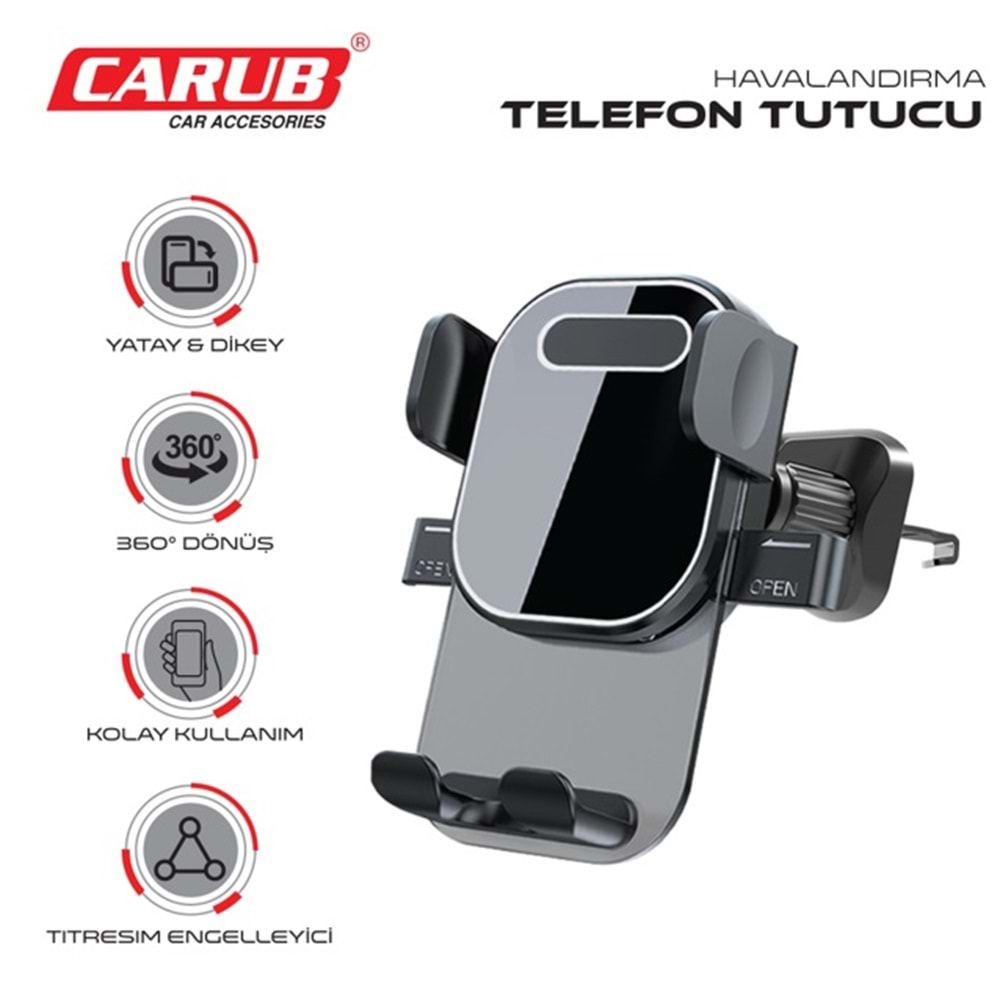 CARUB TELEFON TUTUCU KANCALI HAVALANDIRMA ŞEFFAF