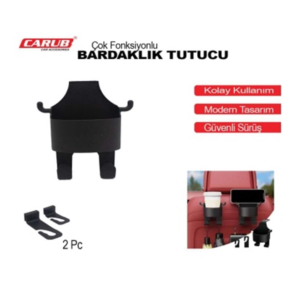 CARUB BR5902263 KOLTUK ARKASI TUTUCU ORGANİZER SİYAH