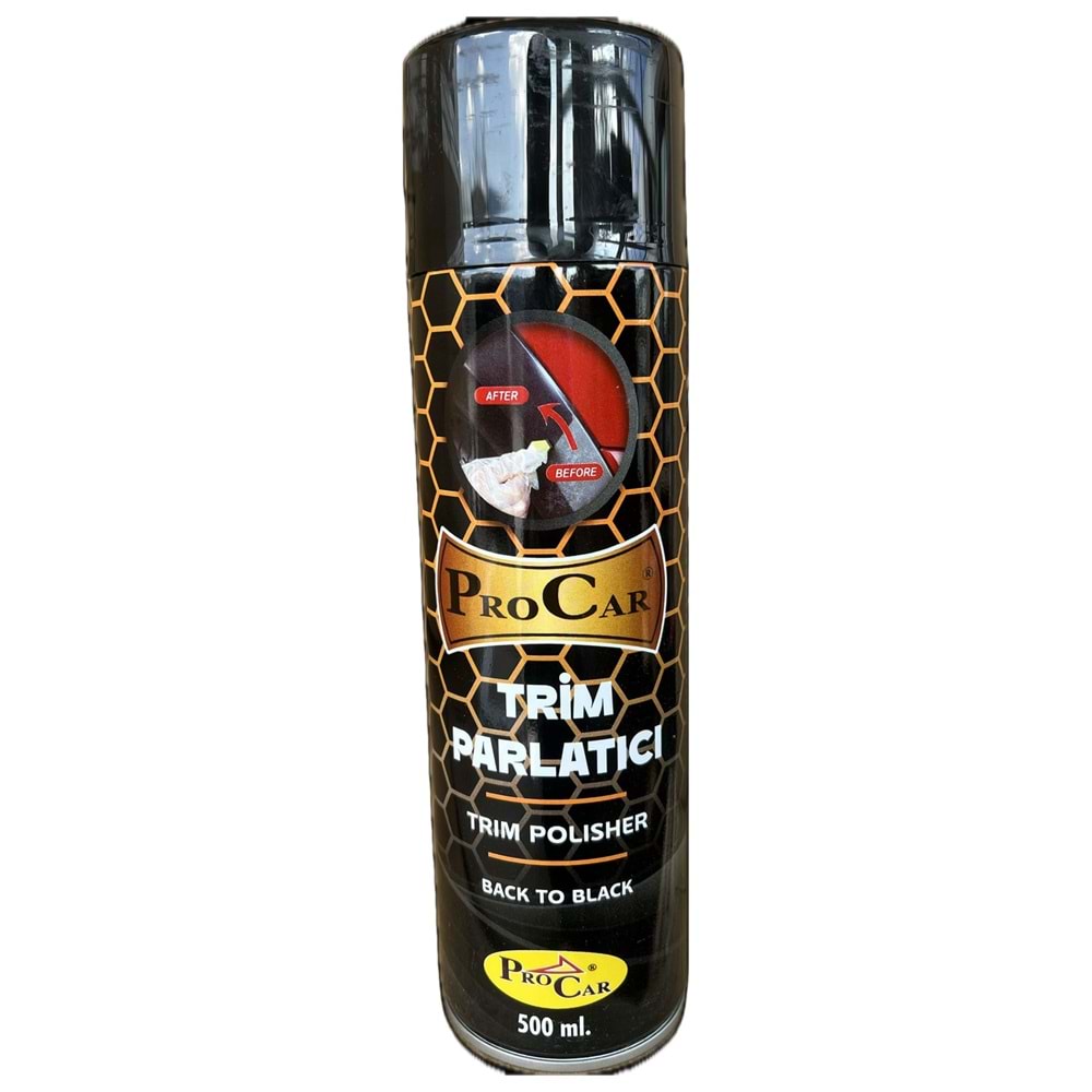 PROCAR AEROSOL TRİM PLASTİK YENİLEYİCİ 500ML