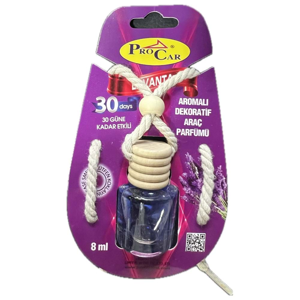 PROCAR AYNA ASMALI KOKU 8ML - LAVANTA