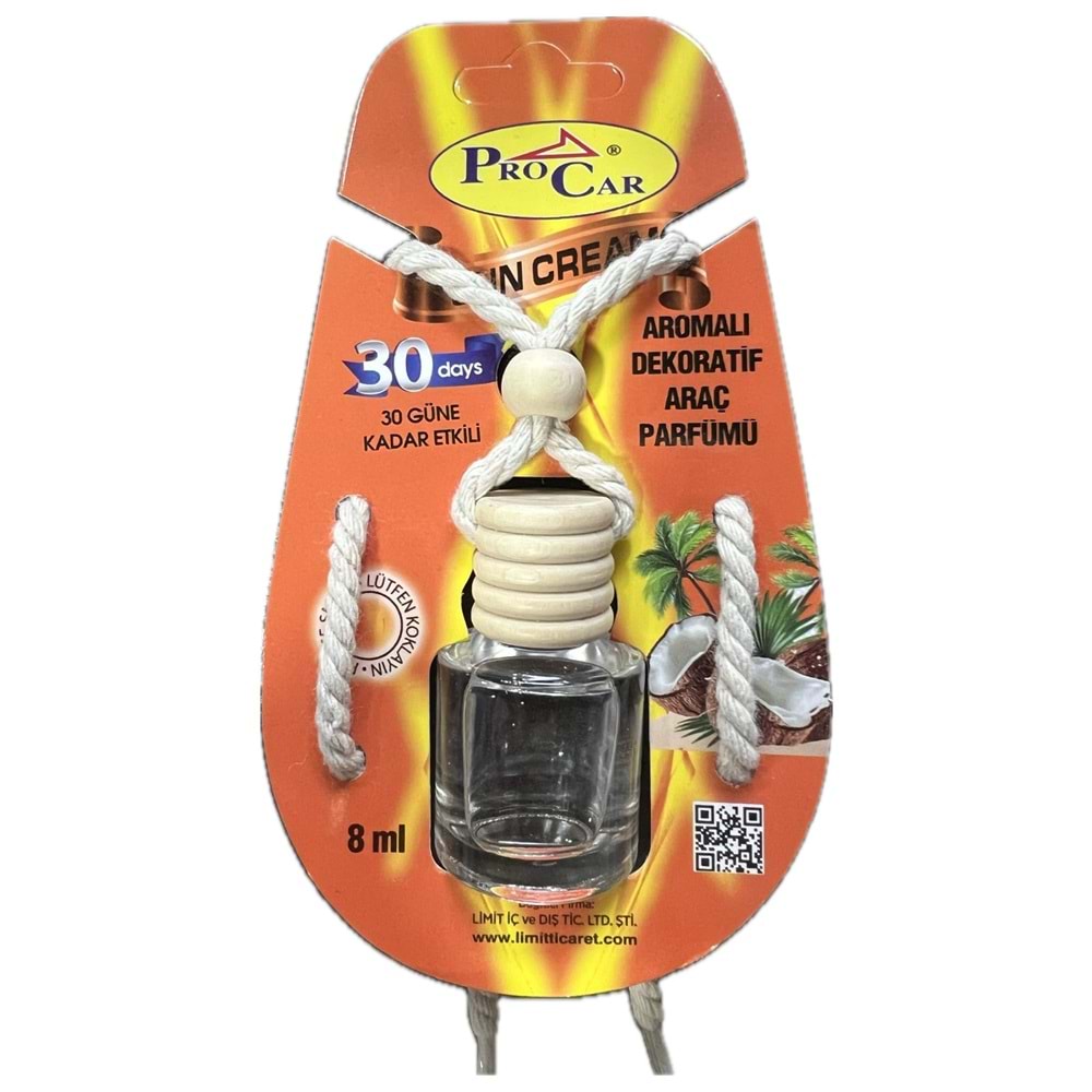PROCAR AYNA ASMALI KOKU 8ML - SUN CREAM