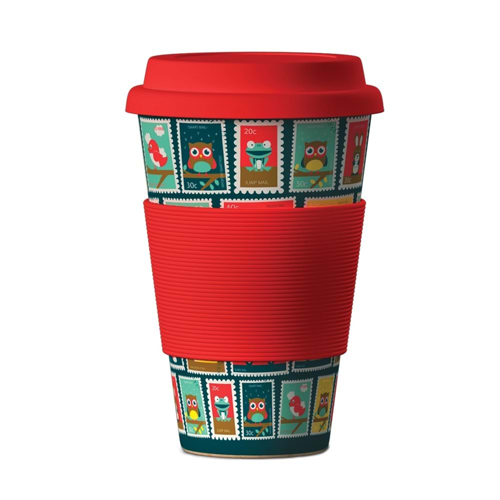 Bamboo Cup Stamps ( Red ) 1725