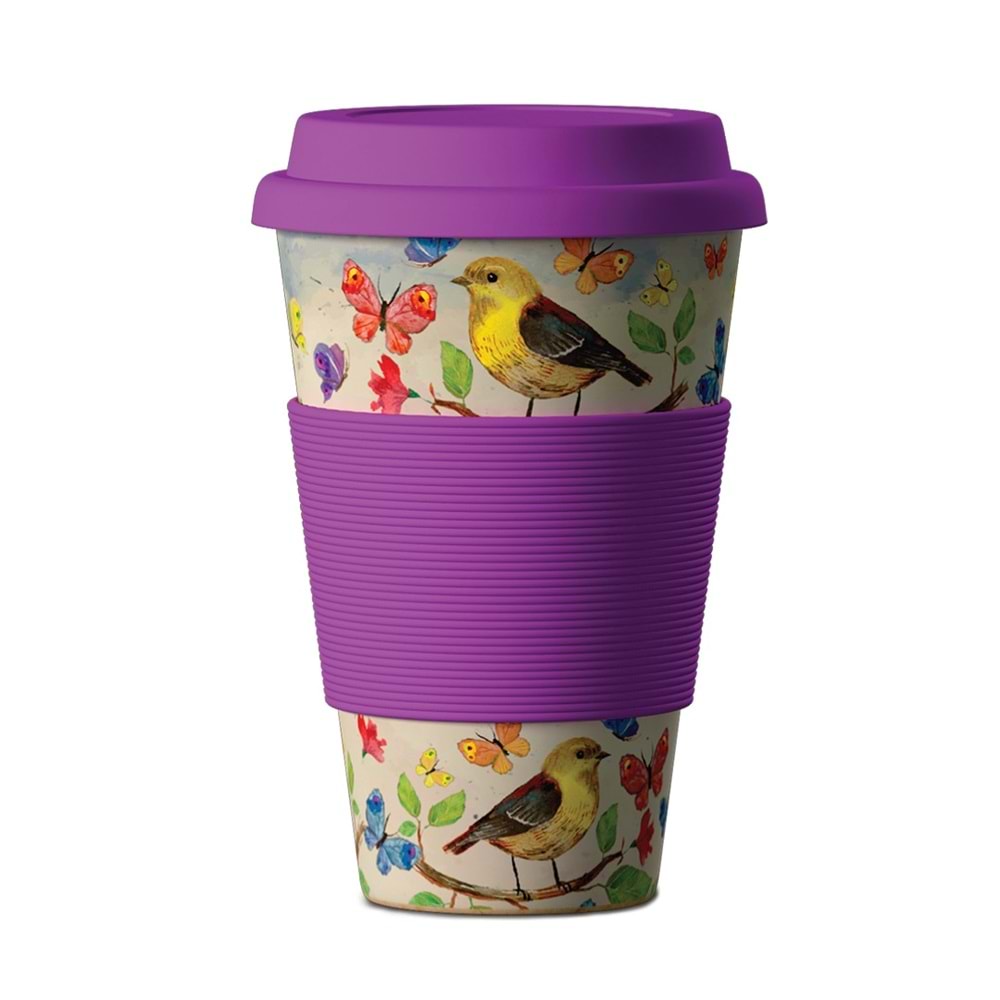 Bamboo Cup Birds 2098