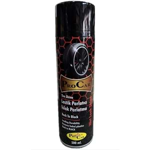 PROCAR AEROSOL LASTİK PARLATICI SPREY 500ML