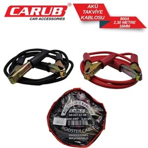 CARUB AKÜ TAKVİYE PROFESYONEL 16MM 800AMP 2,30MT