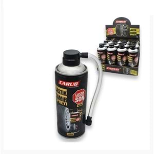 CARUB LASTİK TAMİR KİTİ 400ML SPREY 12Lİ STANTLI