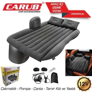 CARUB 12V ŞİŞME YATAK POMPA + YASTIK SETİ 4620645