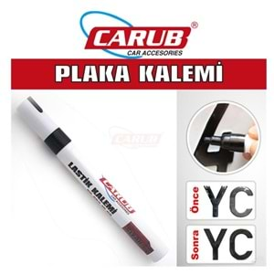 CARUB PLAKA YAZMA KALEMİ SİYAH BİLYALI