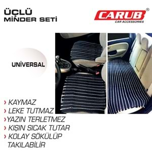 CARUB MİNDER 3LÜ SET SERME ÜNİVERSAL