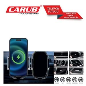 CARUB TELEFON TUTUCU ARAÇ İÇİ WİRELESS ŞARJLI 5901834