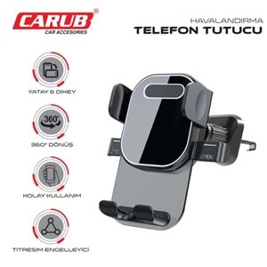 CARUB TELEFON TUTUCU KANCALI HAVALANDIRMA ŞEFFAF