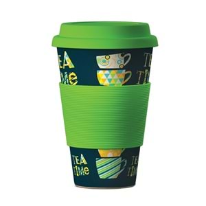 Bamboo Cup Time For Tea 1732