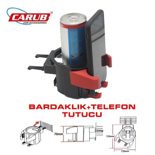 CARUB BARDAKLIK + TELEFON TUTUCU OYNAR BAŞLIK