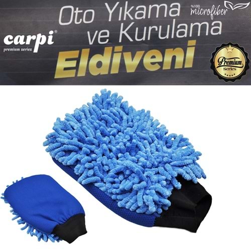CARPİ Mikrofiber Lux MAKARNA Yıkama Eldiveni