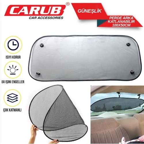 CARUB PERDE ARKA CAM OVAL VANTUZLU 100X50 4954002