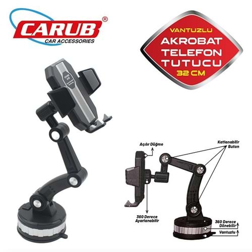 CARUB TELEFON TUTUCU AKROBAT 32CM VANTUZLU 5901963