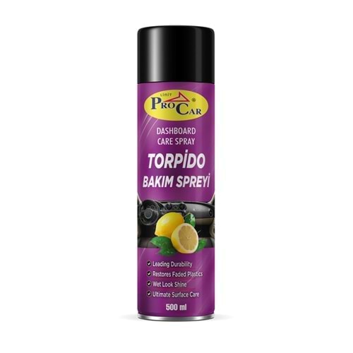 PROCAR AEROSOL TORPİDO BAKIM SPREYİ 500ML (LİMON KOKULU)