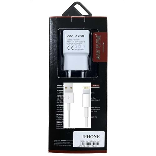 NETPA 220 VOLT TELEFON ŞARJ ALETİ - IPHONE