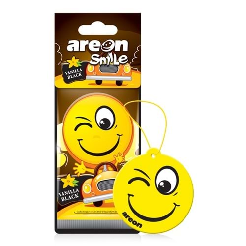 Areon Smile Dry Vanilla Black