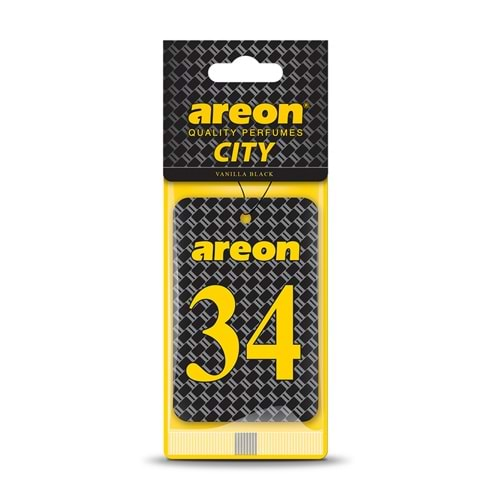 Areon City 34 Vanilla Black