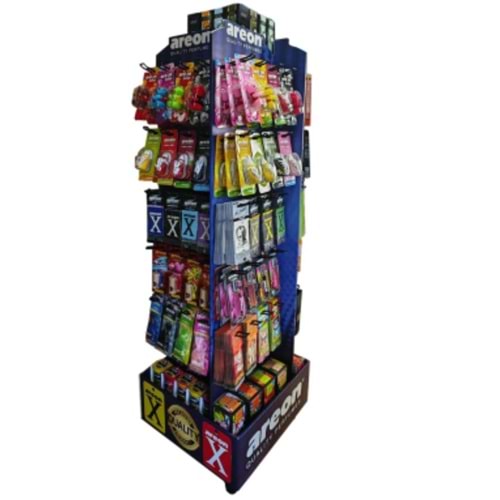STAND 80 ÇUBUKLU KARTON ( TEKERLEKLİ )