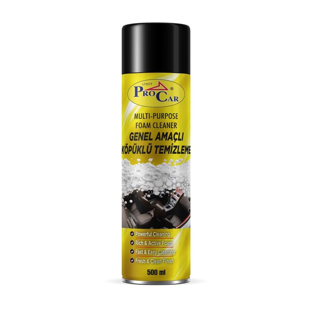 PROCAR AEROSOL KÖPÜKLÜ TEMİZLEME 500ML