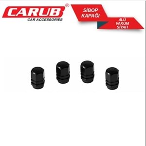 CARUB SİBOP KAPAĞI 4'LÜ SİYAH VAKUM 5531119