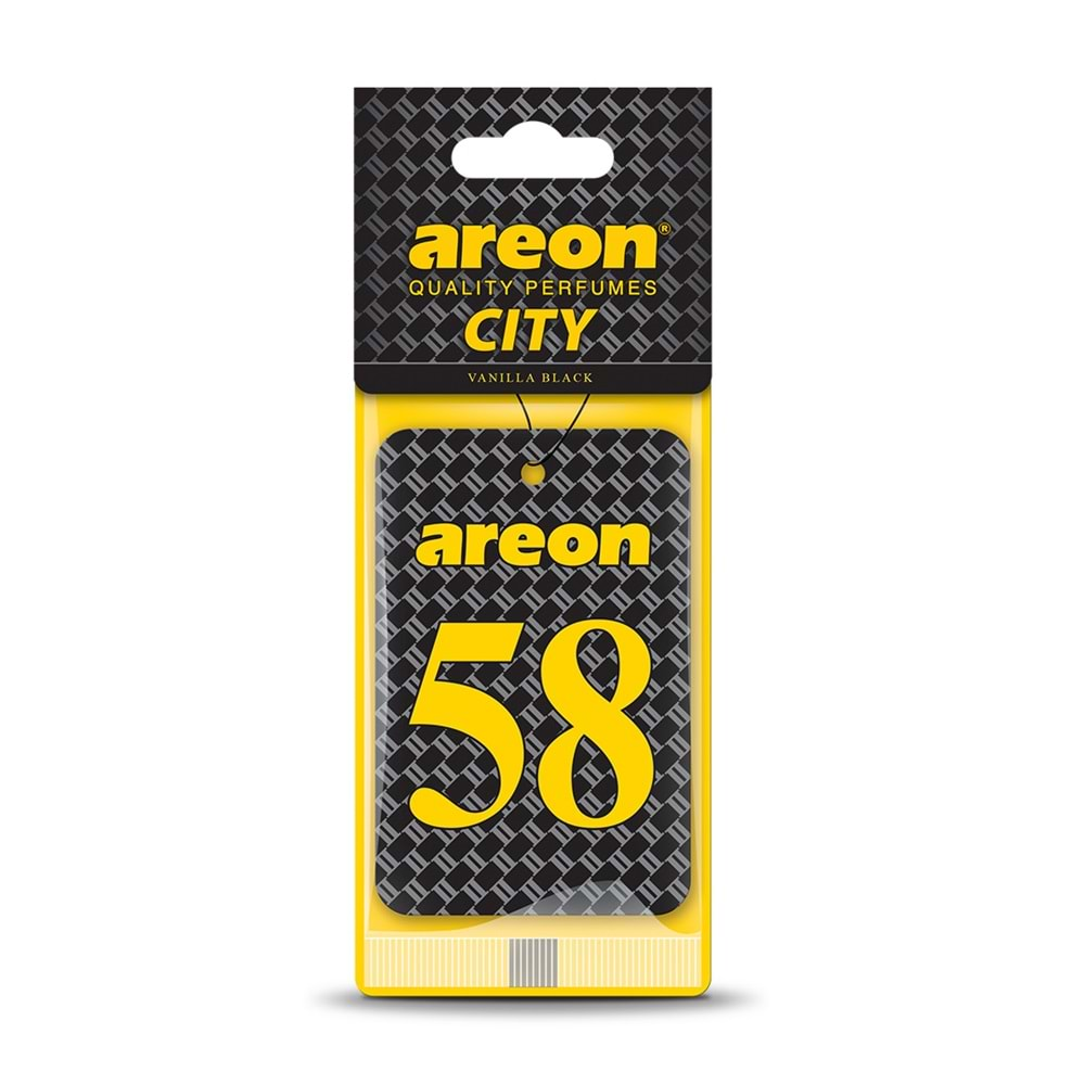 Areon City 58 Vanilla Black